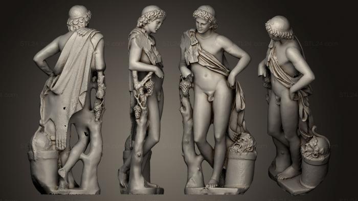 Statues antique and historical (Glyptothek Satyr, STKA_1145) 3D models for cnc